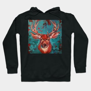 Mule Buck Portrait Hoodie